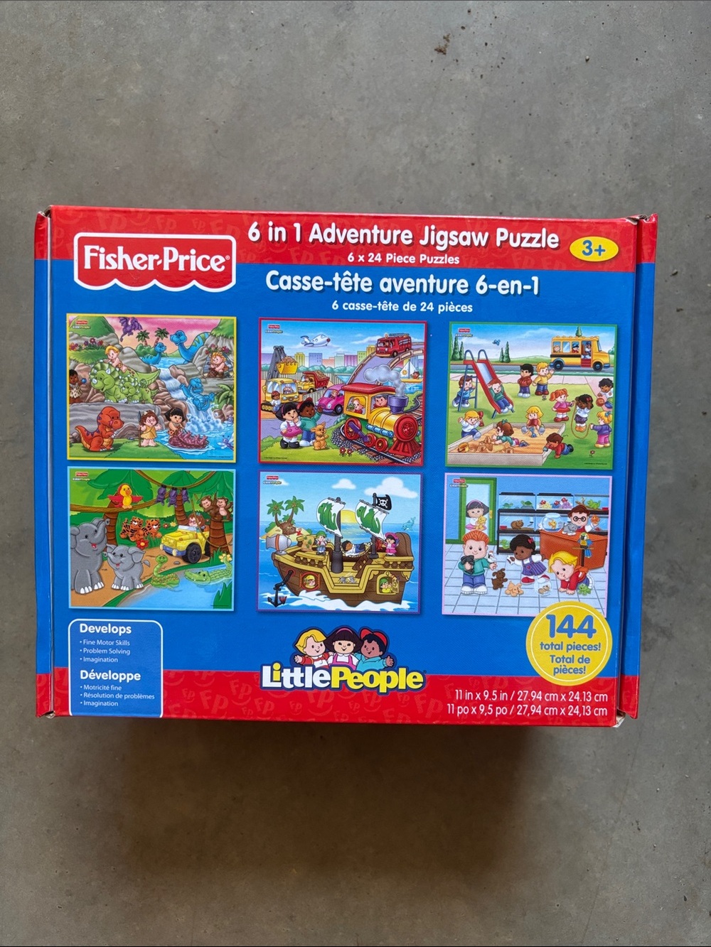 Fisher-Price Little People 6-in-1 Adventure Jigsaw Puzzle
